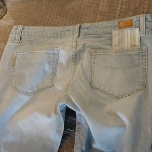 Paige light blue skinny jeans